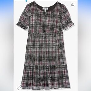 Speechless Girls' Short Sleeve Tiered Mesh Dress   NWT   Size 16.5